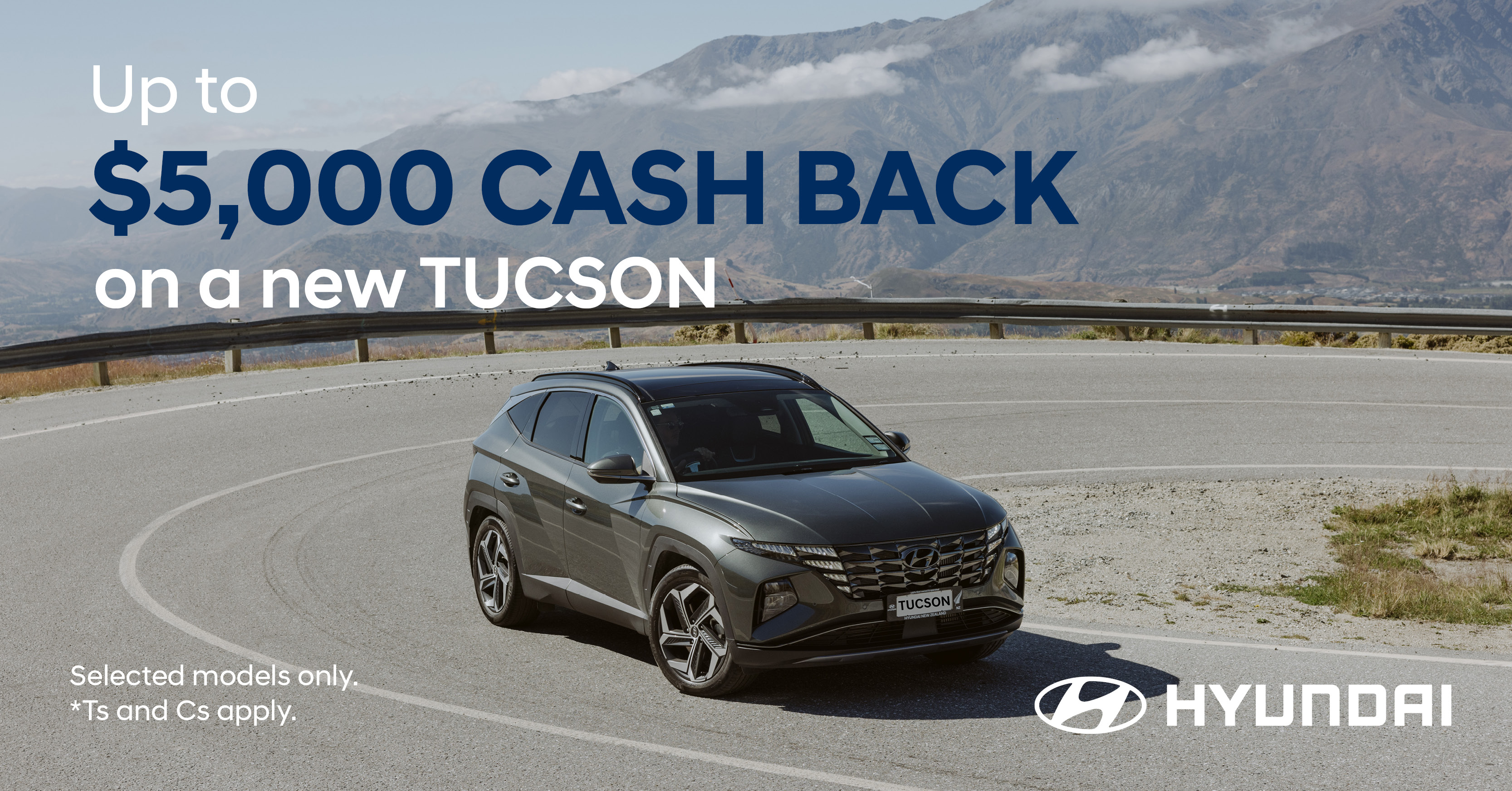 Up to $5,000 CASH BACK on a new Tucson